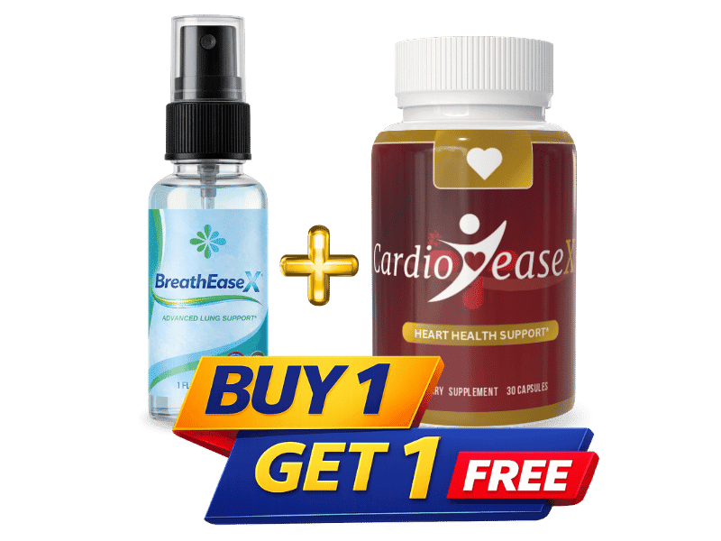 BreathEaseX and CardioEaseX 1 plus 1 kit